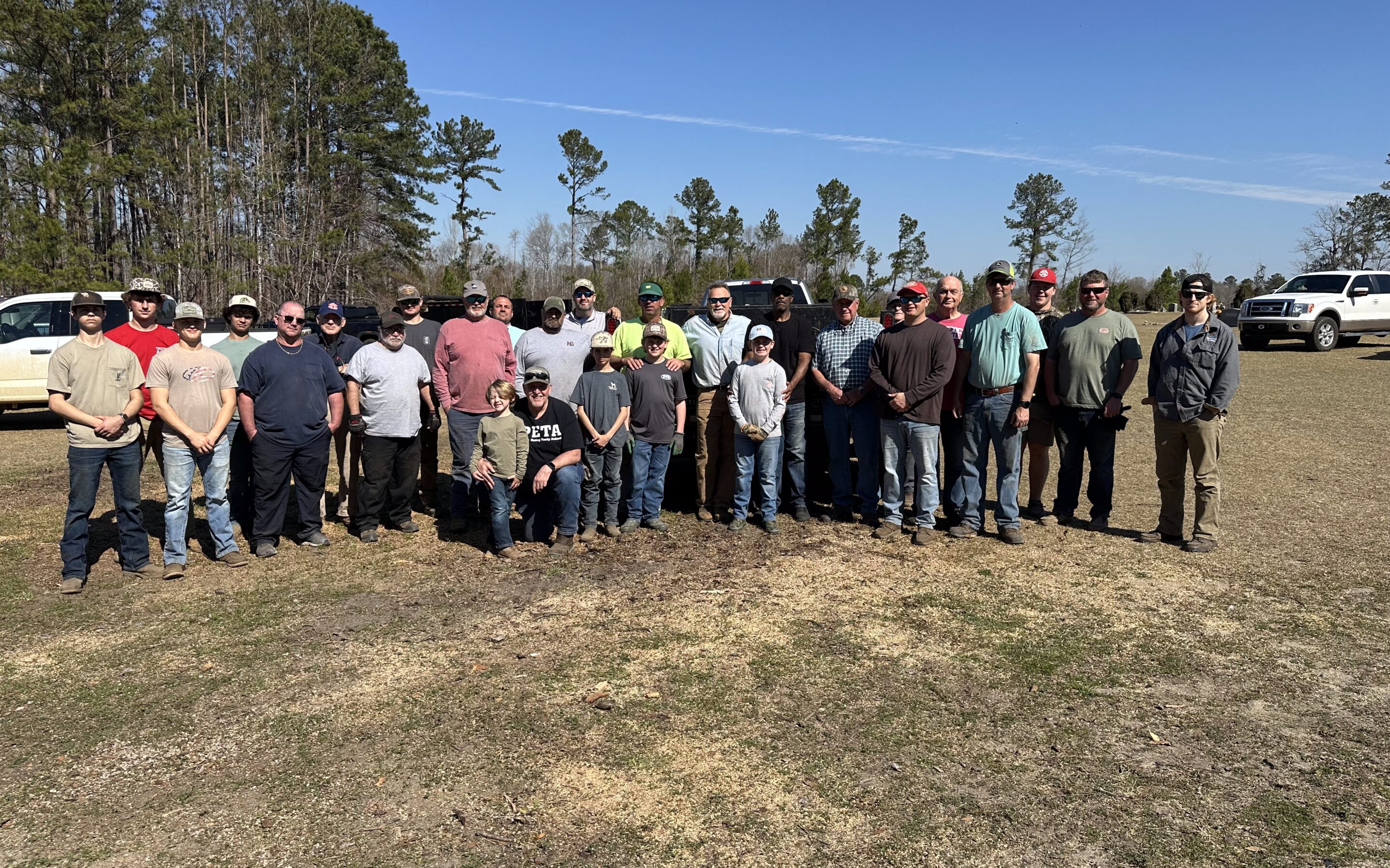 Wood Cutting for Annual Bar-B-Q